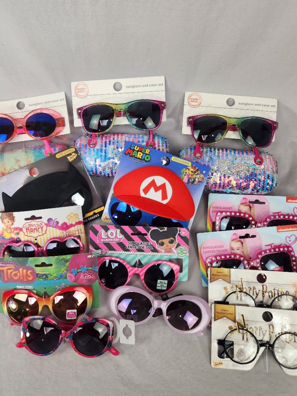 NWT Lot of 14 Kids Sunglasses Nickelodeon Nintendo Harry Potter Party Gifts